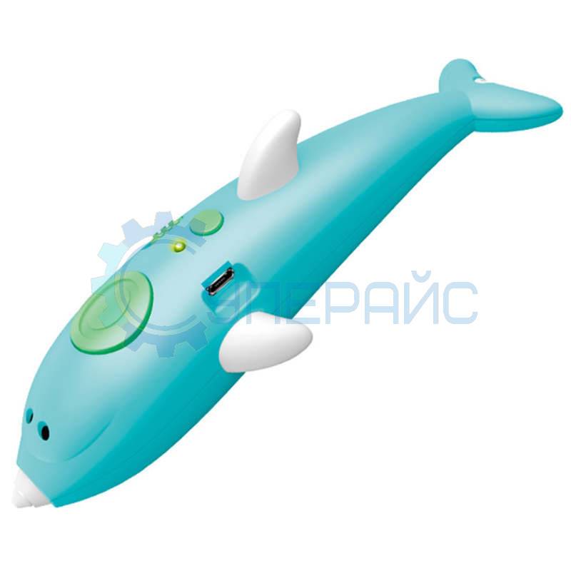 3D ручка Malian Dolphin-2 в наборе с пластиком 45 цветов