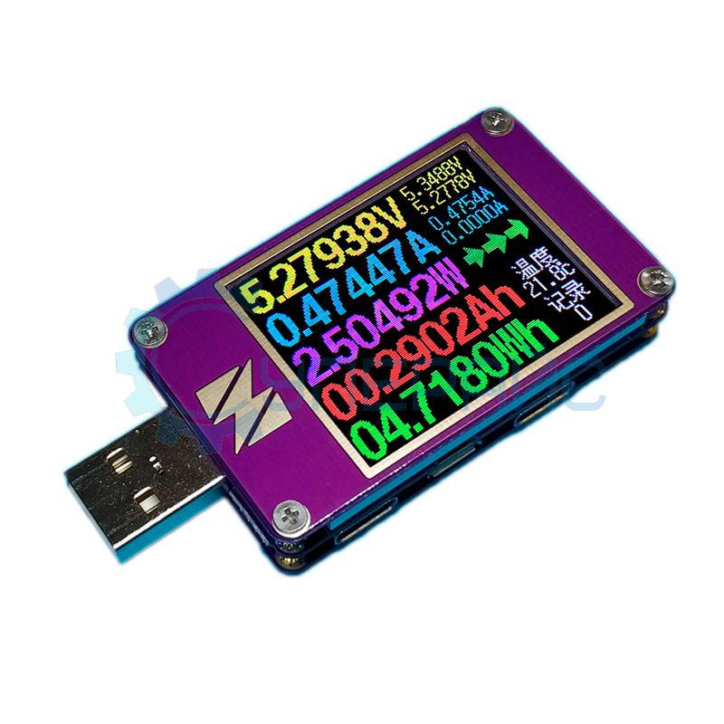 USB тестер тока и напряжения YZXStudio ZY1280M