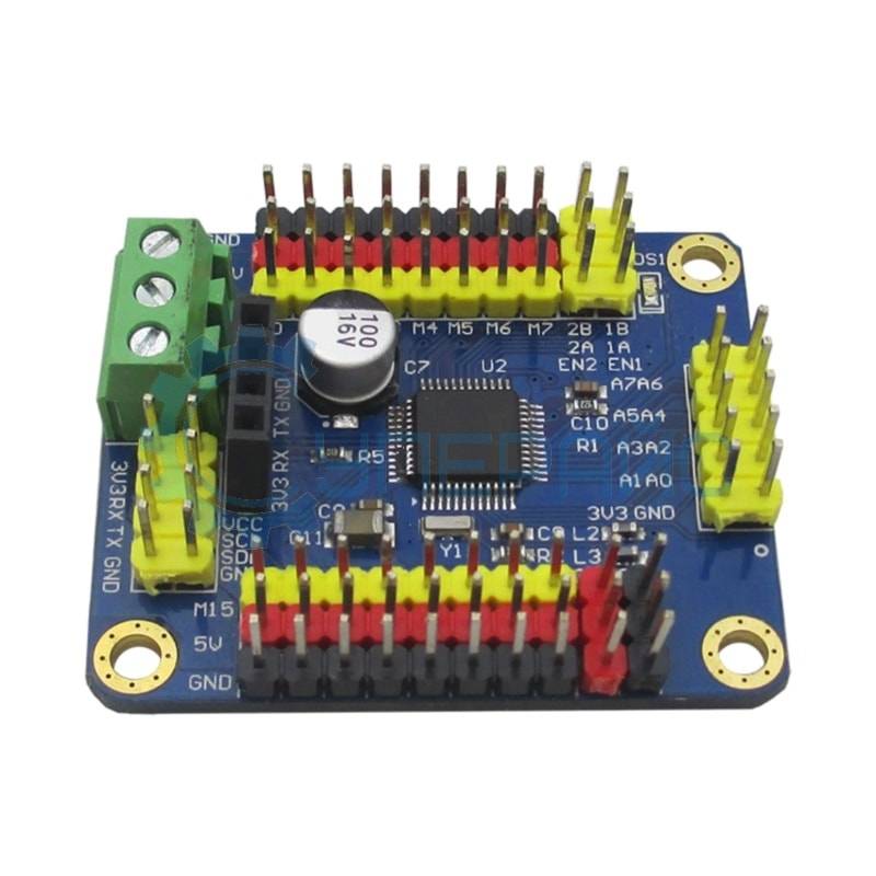 Серво контроллер Bluetooth+USB для Arduino (16 сервоприводов) купить по ...