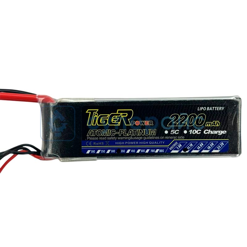 Литий-полимерный аккумулятор Tiger TG22003S35 (2200 мАч, 3S, 35C) фото 1