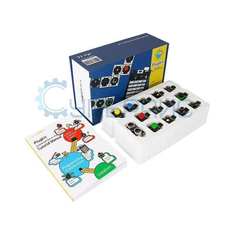 Базовый набор датчиков Yahboom Plugkit Connected Sensor Kit для Arduino проектов