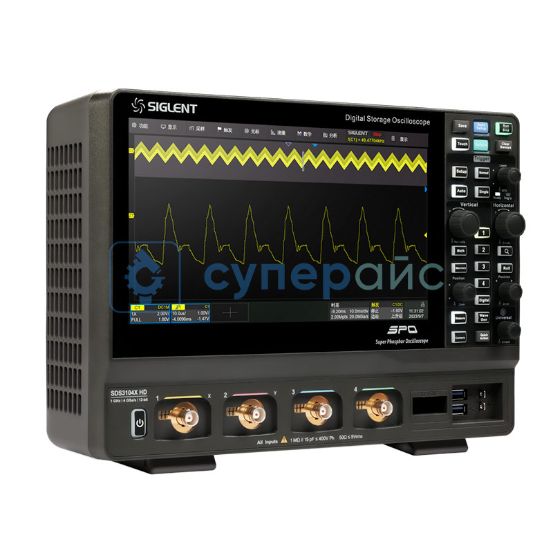 Многофункциональный осциллограф Siglent SDS3104X HD фото 1