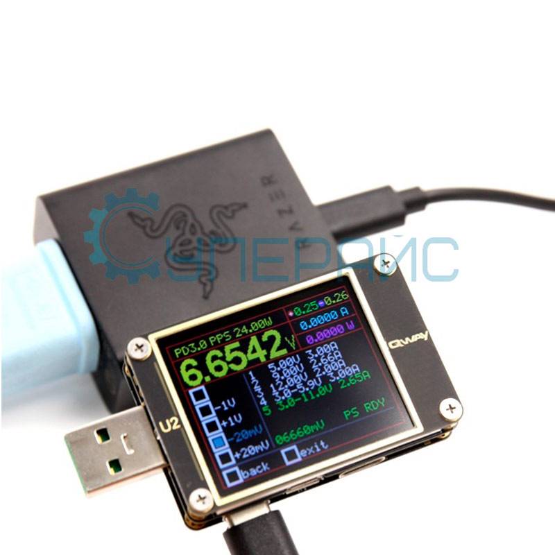 USB мультиметр WITRN QWAY-U2p c Bluetooth
