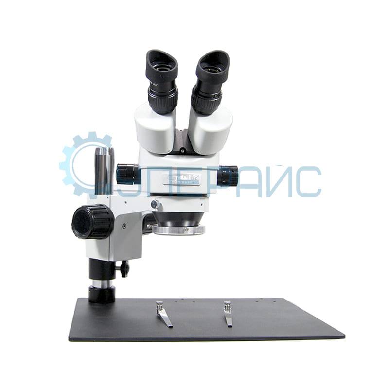 Стереоскопический микроскоп панкратический Crystallite SZM45 ZOOM на штативе