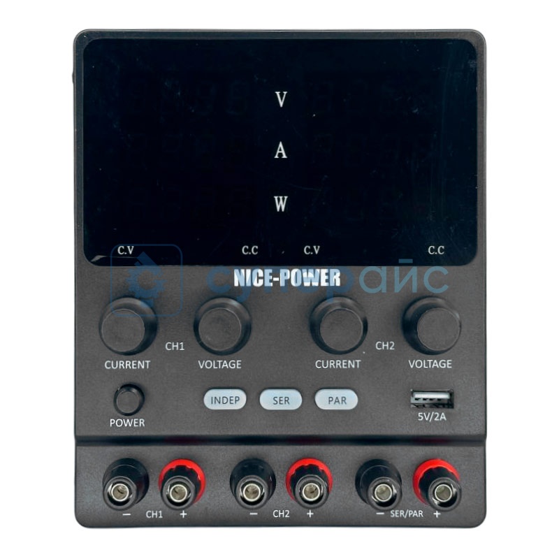 Двухканальный лабораторный блок питания Nice-Power SPS3010-2KD фото 1
