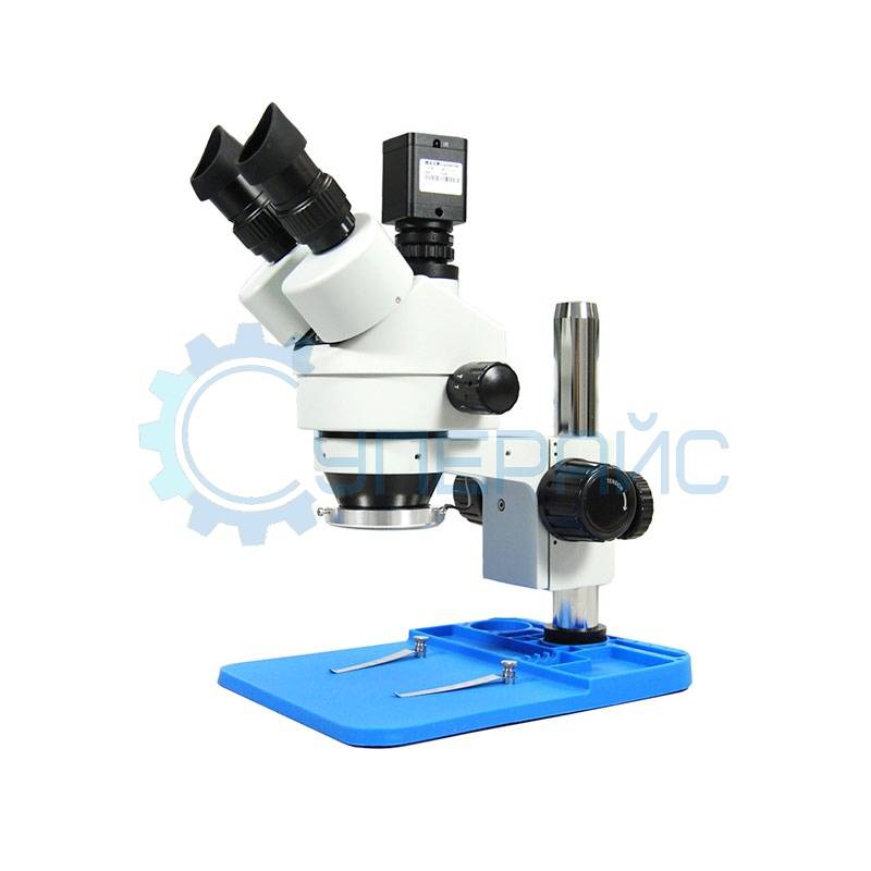 Тринокулярный микроскоп Crystallite ST-7045 с камерой HDMI