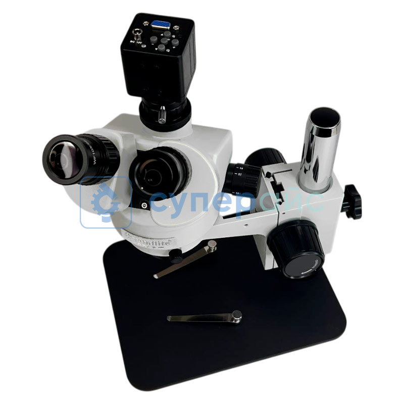 Тринокулярный микроскоп Crystallite ST-7045 с камерой VGA фото 6