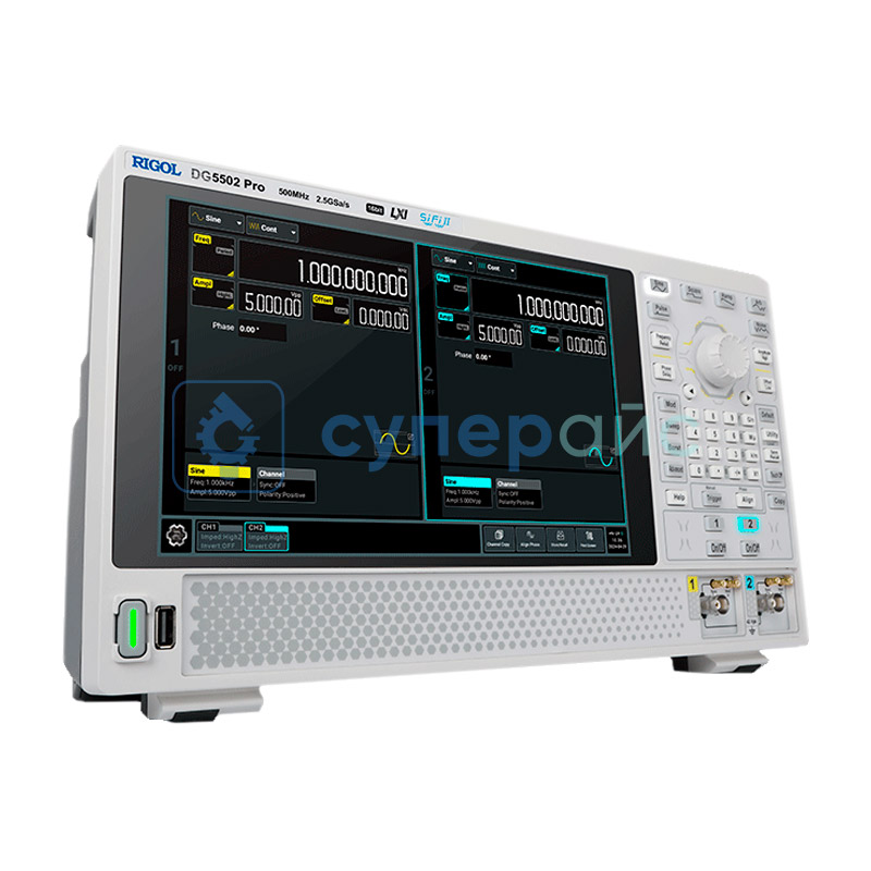 Цифровой генератор сигналов RIGOL DG5502 Pro фото 2