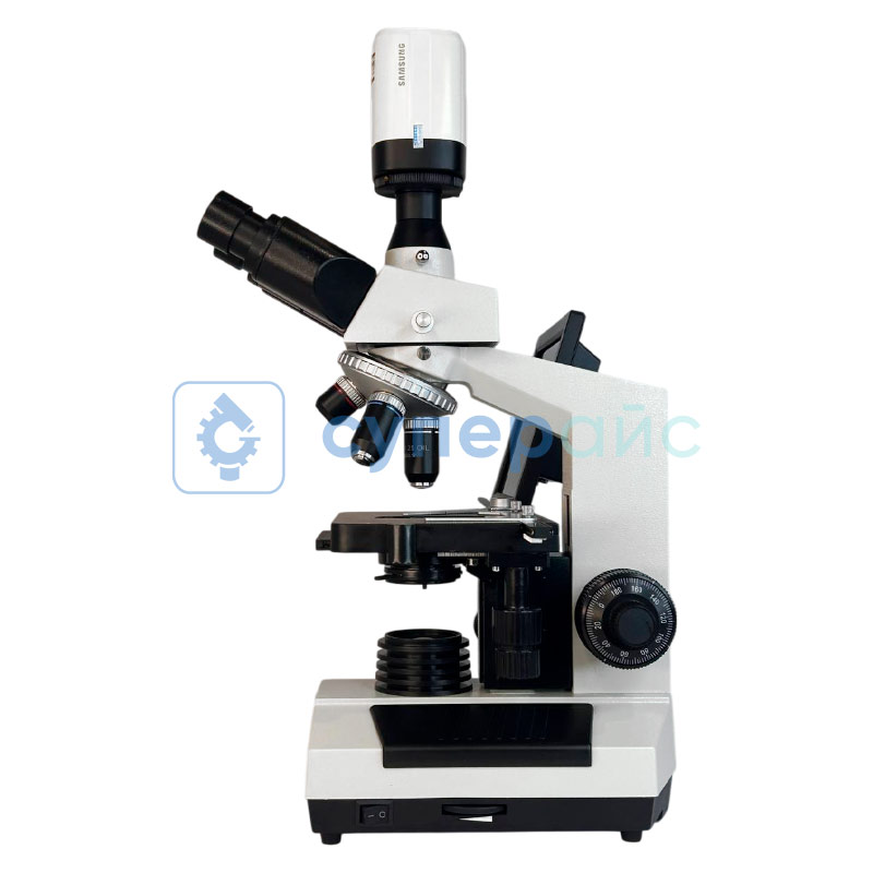 Биологический микроскоп Saike Digital SK2009H3S4 тринокулярный фото 2