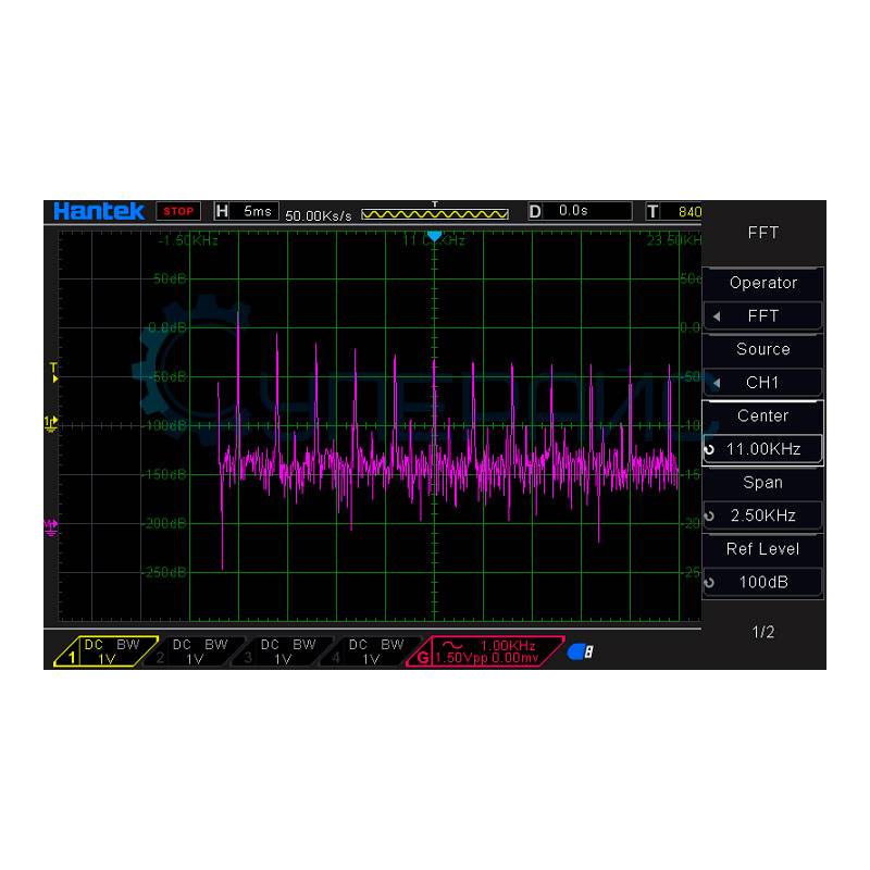 Цифровой осциллограф Hantek DSO4084C (4 канала, 80 МГц)