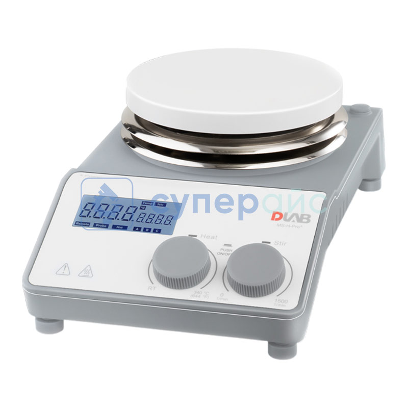 Программируемая мешалка с нагревом и таймером DLAB MS-H-ProA фото 1