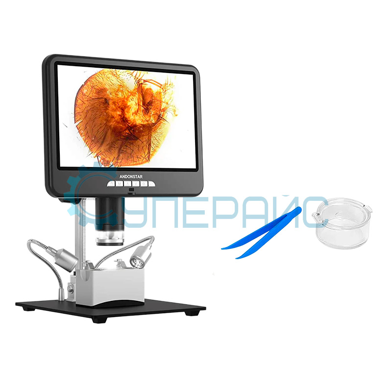 Микроскоп USB с дисплеем Andonstar AD207S-10 Pro фото 2