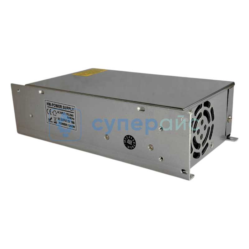 Блок питания Hongwei HW-12V-1200W (12В, 100А, 1200Вт) фото 4