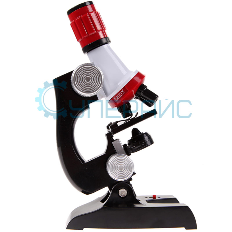 Детский микроскоп с набором микропрепаратов 100x-1200x