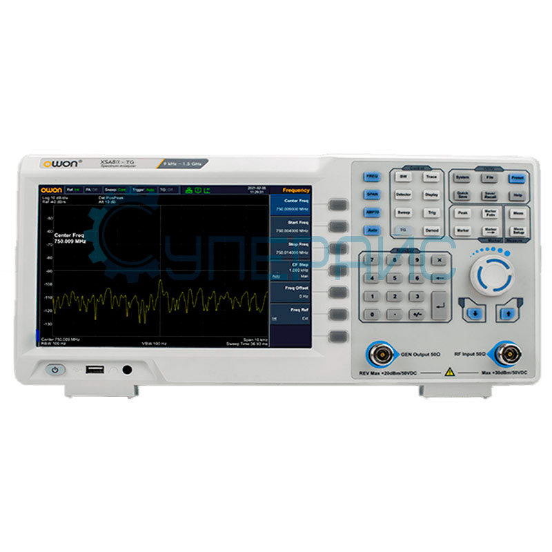 Анализатор спектра с трекинг-генератором OWON XSA805-TG