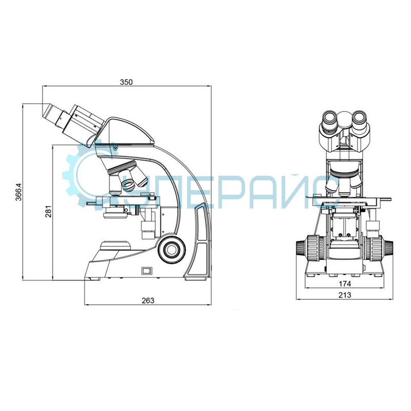 Бинокулярный микроскоп Opto-Edu A12.0909-B