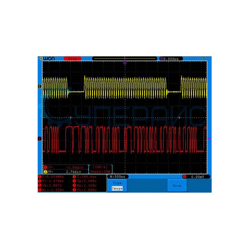 Настольный осциллограф OWON SDS7072 (2 канала, 70 МГц)