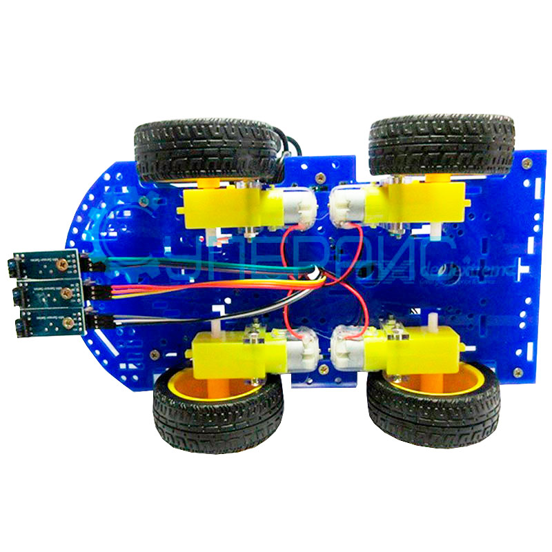 Конструктор-робот Robot Car с видео-камерой и Wi-Fi с контроллером, совместимым со средой Arduino