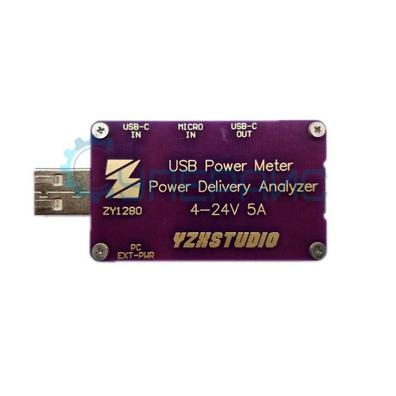 USB тестер тока и напряжения YZXStudio ZY1280M