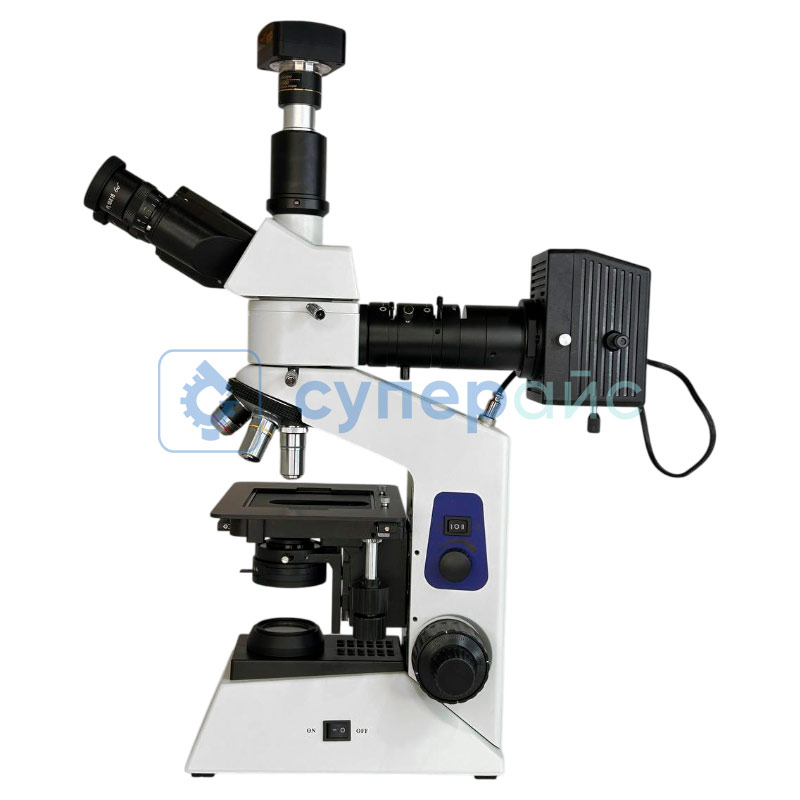 Цифровой металлографический микроскоп AmScope ME580TC-PZ-2L-10M фото 6