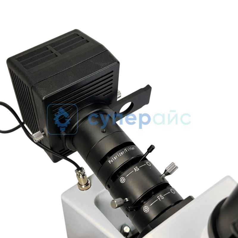 Цифровой металлографический микроскоп AmScope ME580TC-PZ-2L-10M фото 8
