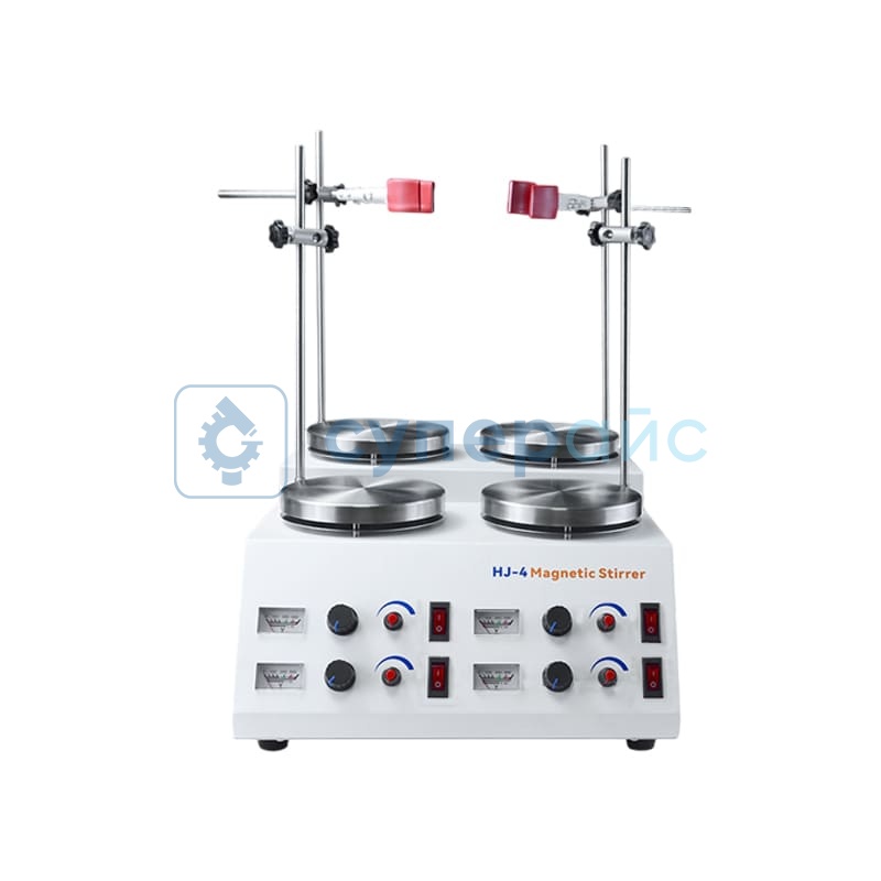 Четырехканальная лабораторная мешалка Dingxinyi HJ-4 фото 1