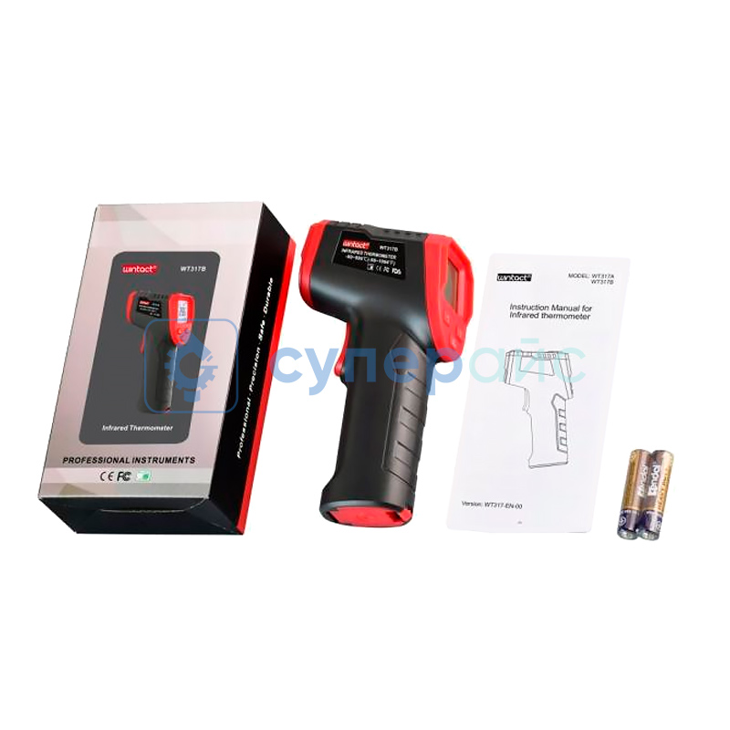 Цифровой измеритель температуры Wintact WT317B фото 3