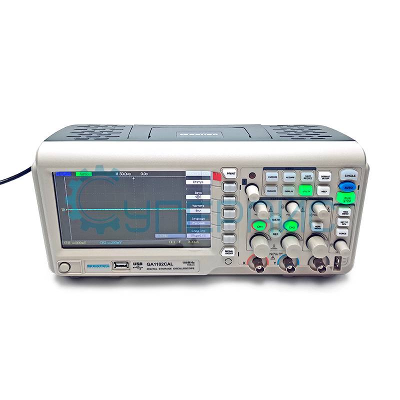 Цифровой осциллограф Atten (Gratten) GA1102CAL (2 канала х 100 МГц)
