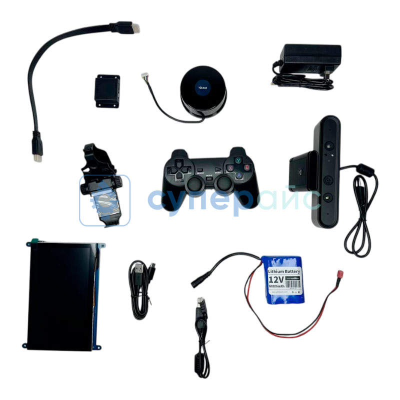 Робот с голосовым управлением Yahboom ROSMASTER R2 Ultimate-NANO ROS Robot (без контроллера Jetson Nano) фото 6