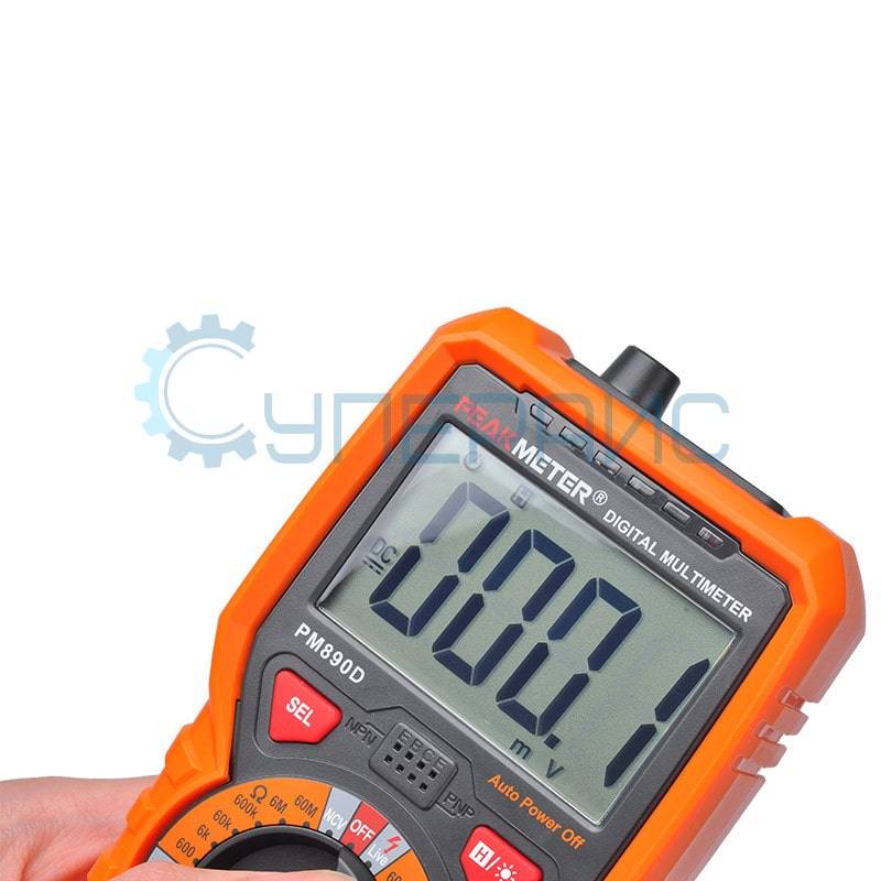 Мультиметр Peakmeter PM890D цифровой (True RMS)
