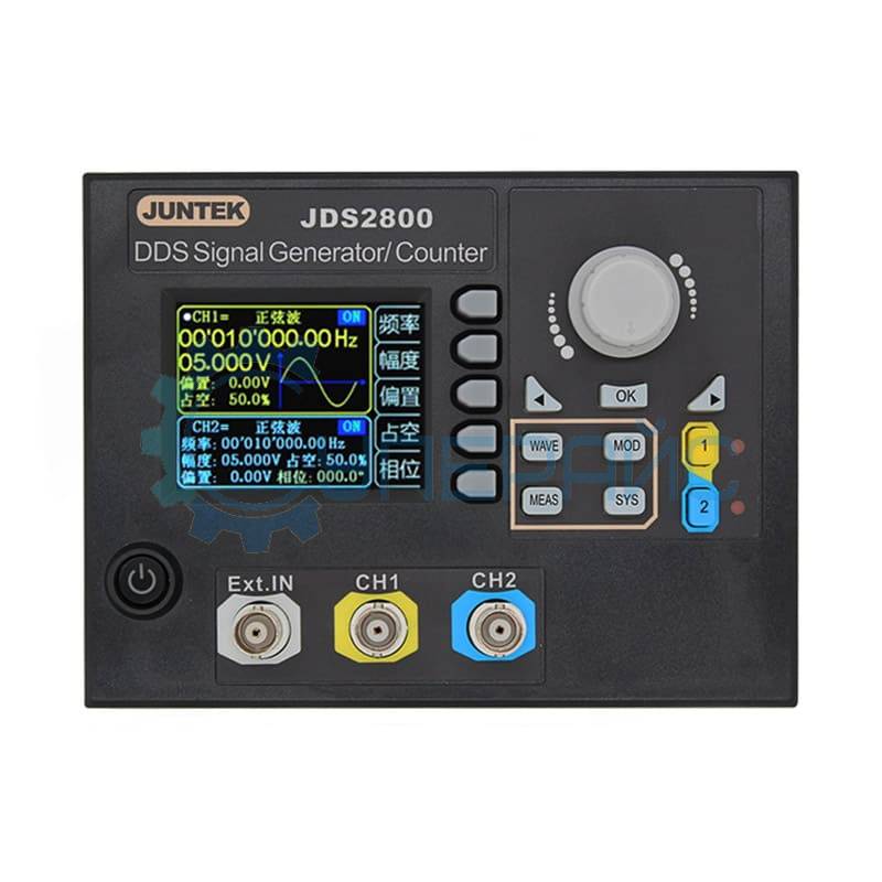 Генератор сигналов JUNTEK JDS2800 (15 МГц)