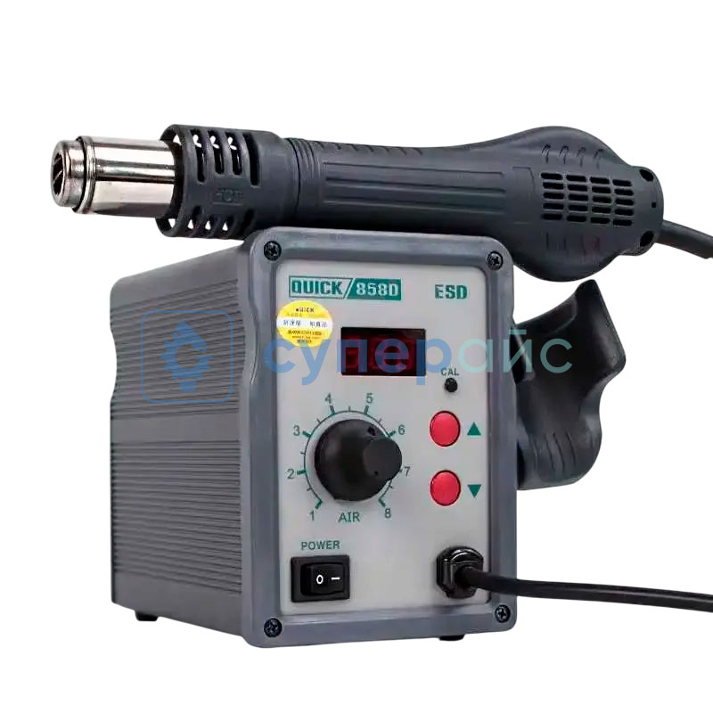 Станция термовоздушная Quick 858D фото 1