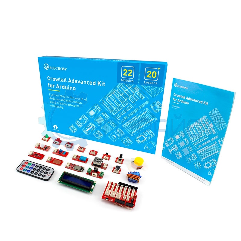 Стартовый комплект датчиков Elecrow Crowtail Advanced Kit для Arduino проектов
