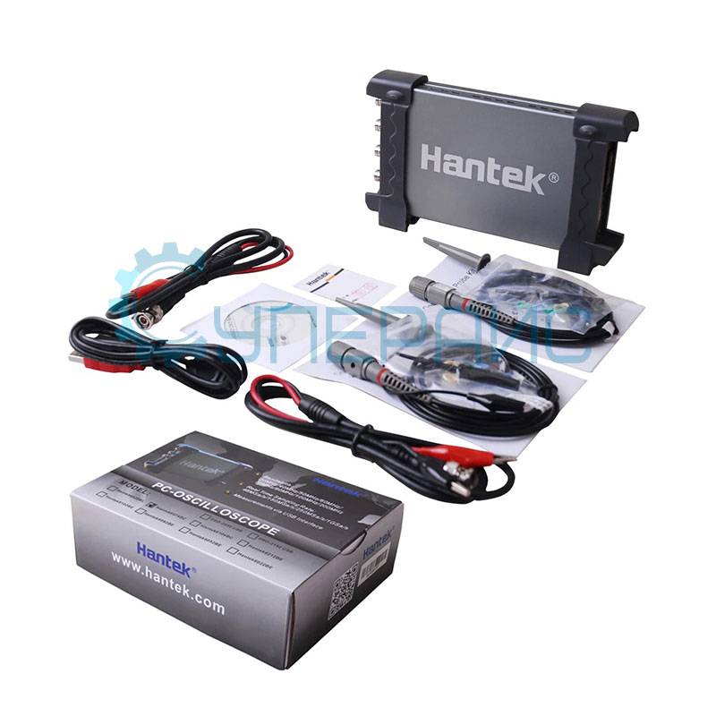 Запоминающий USB осциллограф Hantek DSO-6104BC