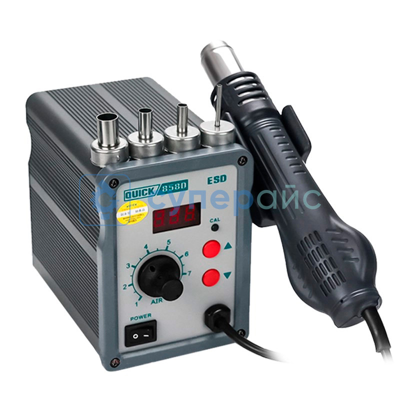 Станция термовоздушная Quick 858D фото 2