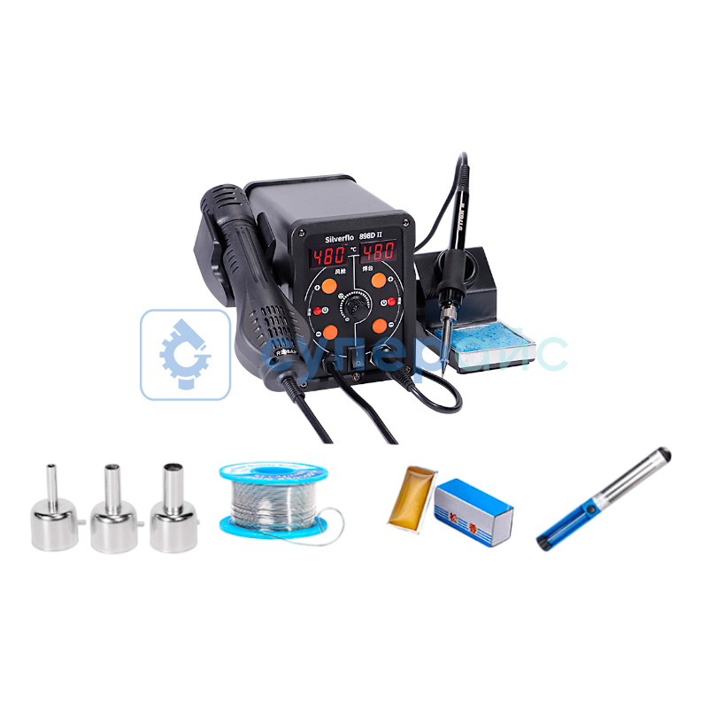 Термовоздушная паяльная станция Silverflo 898D II фото 1