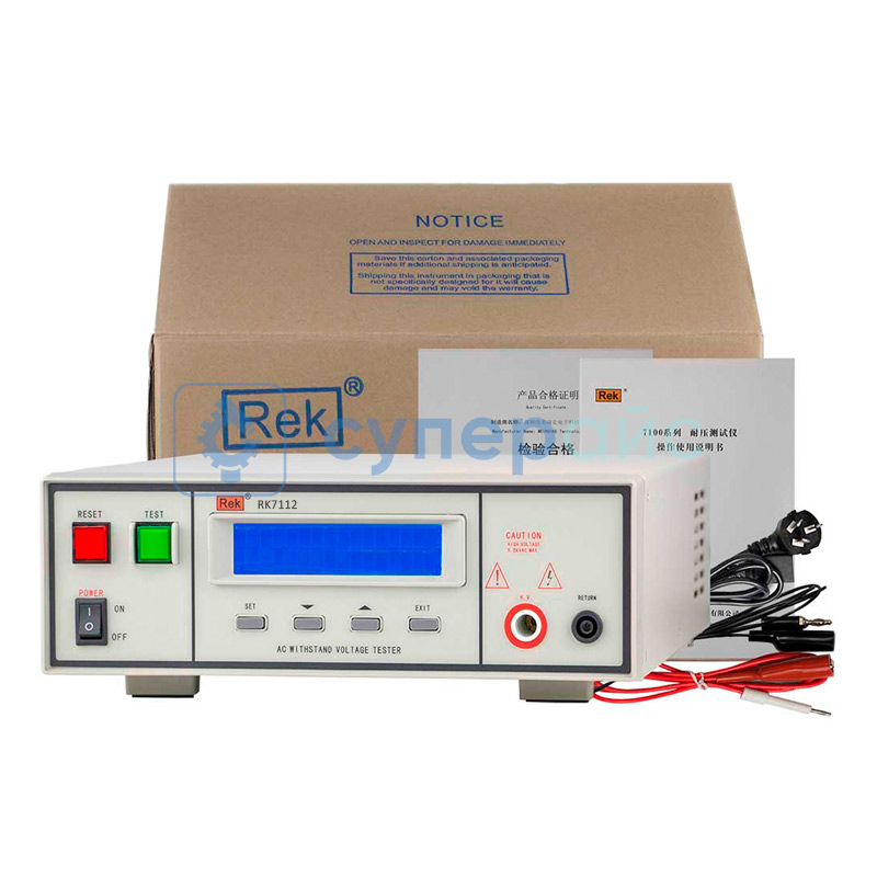 Тестер выдерживаемого напряжения Rek RK7112 фото 4