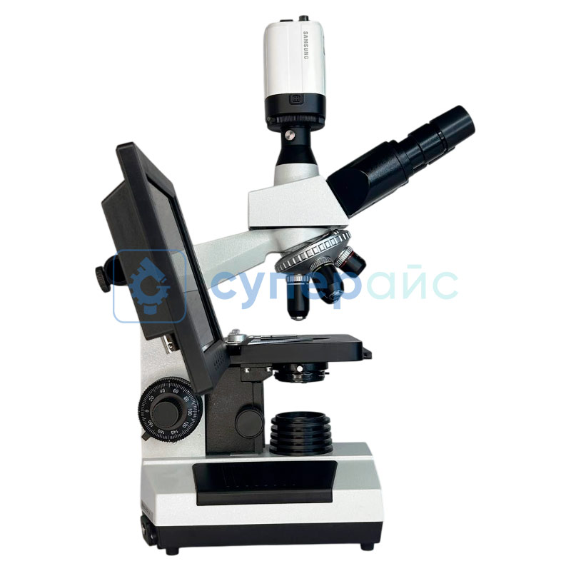 Биологический микроскоп Saike Digital SK2009H3S4 тринокулярный фото 4