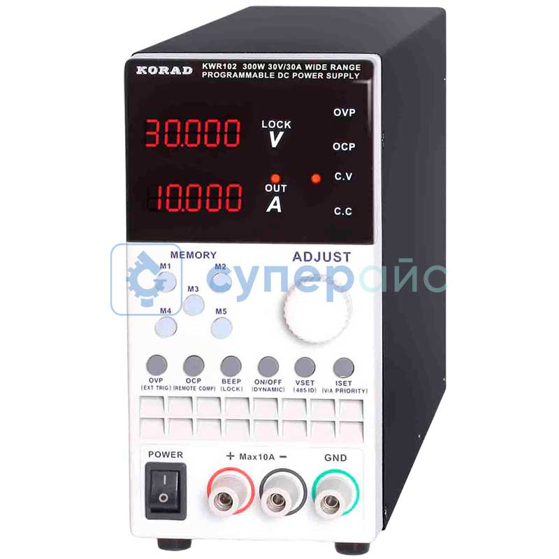 Программируемый блок питания постоянного тока Korad KWR102 (30В, 30А) фото 1