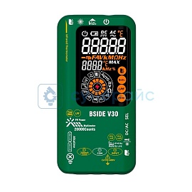 Мультиметр BSIDE V30 с зажимами типа крокодил и остроконечными щупами фото