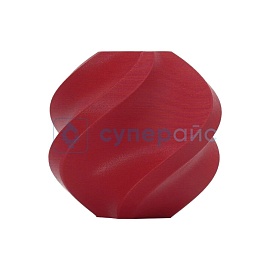 Нить для 3D печати Bambu Lab PLA Matte матовая бордовая, с лотком фото