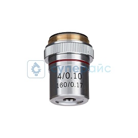 Ахроматический объектив AmScope A4X-YX-V460 для биологических микроскопов фото