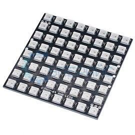 Панель-матрица 8х8 RGB светодиодов на базе чипа WS2812B фото