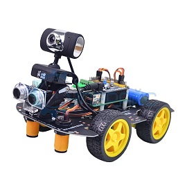 Робот-конструктор Raspberry Pi 4B Xiao-r DS Robot Wi-Fi фото