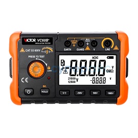 Прибор для измерения сопротивления изоляции VICTOR VC60B+ фото