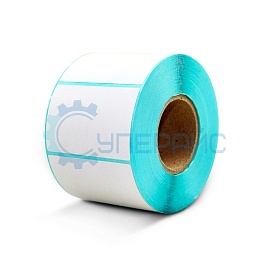 Термоэтикетка 58x40 мм, ЭКО, 800 этикеток, без печати, со втулкой фото