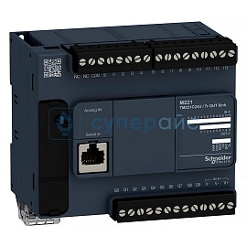 Контроллер многофункциональный Schneider Electric TM221C24U фото