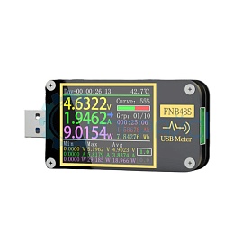 Цифровой USB тестер FNIRSI FNB48S с Bluetooth фото