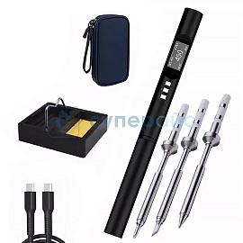 Паяльник HLFEC PTS200 с набором аксессуаров и жалами фото