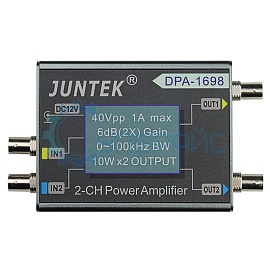 Двухканальный усилитель мощности сигнала JUNTEK DPA-1698 фото